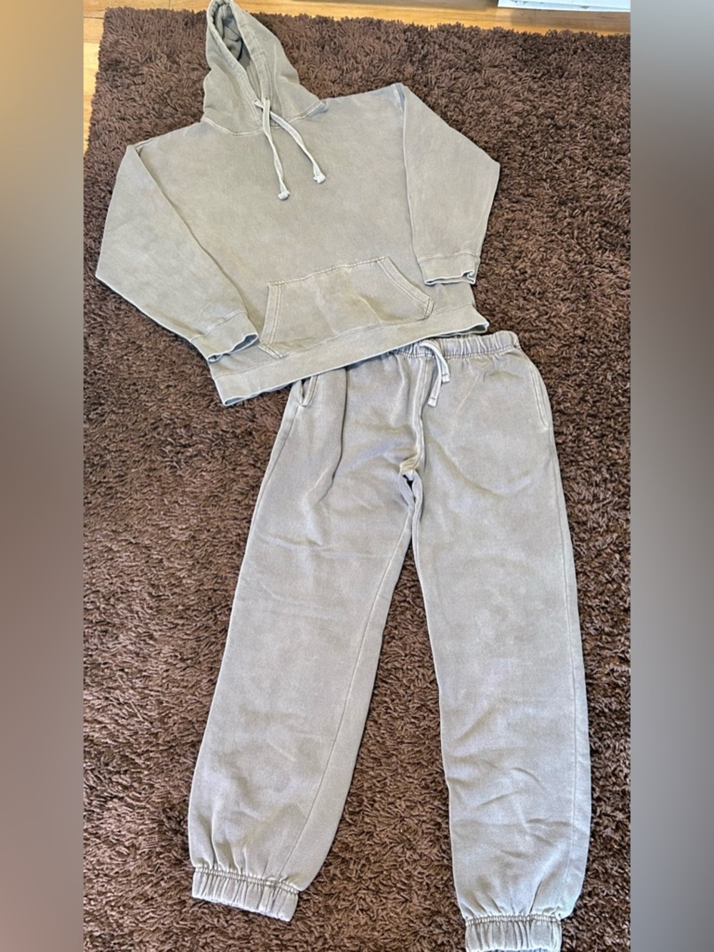 Worn Once Women’s 
Ocean Drive Casual Drawstring Jogger Pants Light Washed Brown